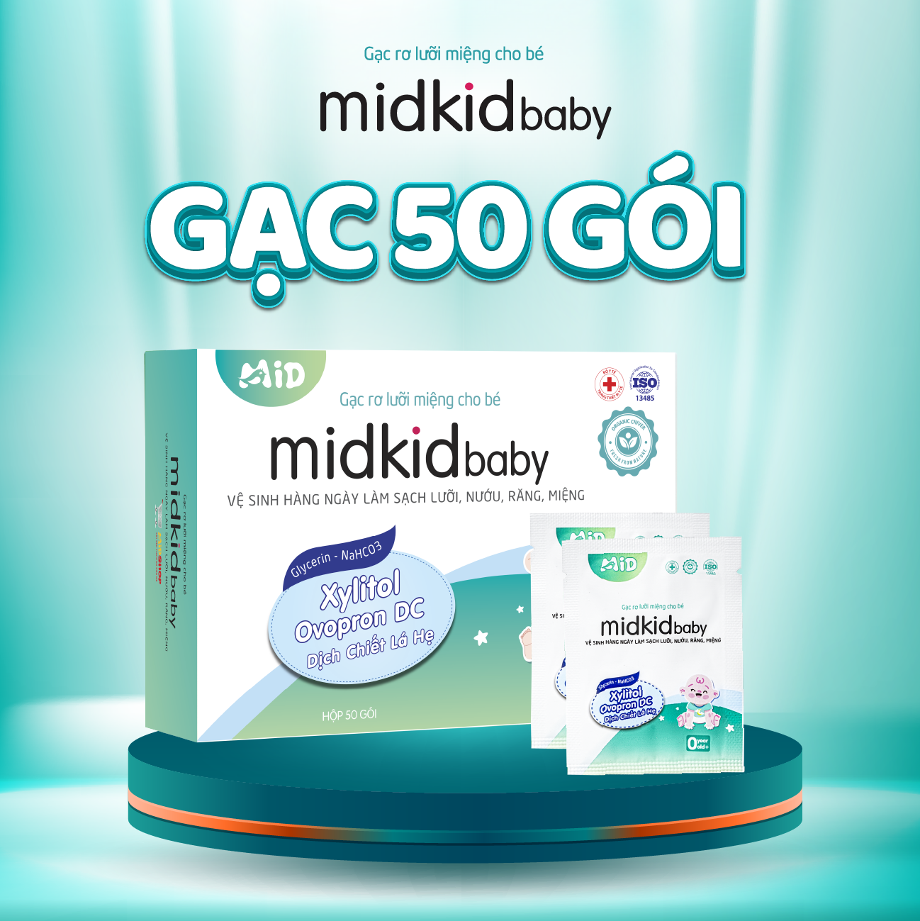 Gạc Rơ Lưỡi MidkidBaby