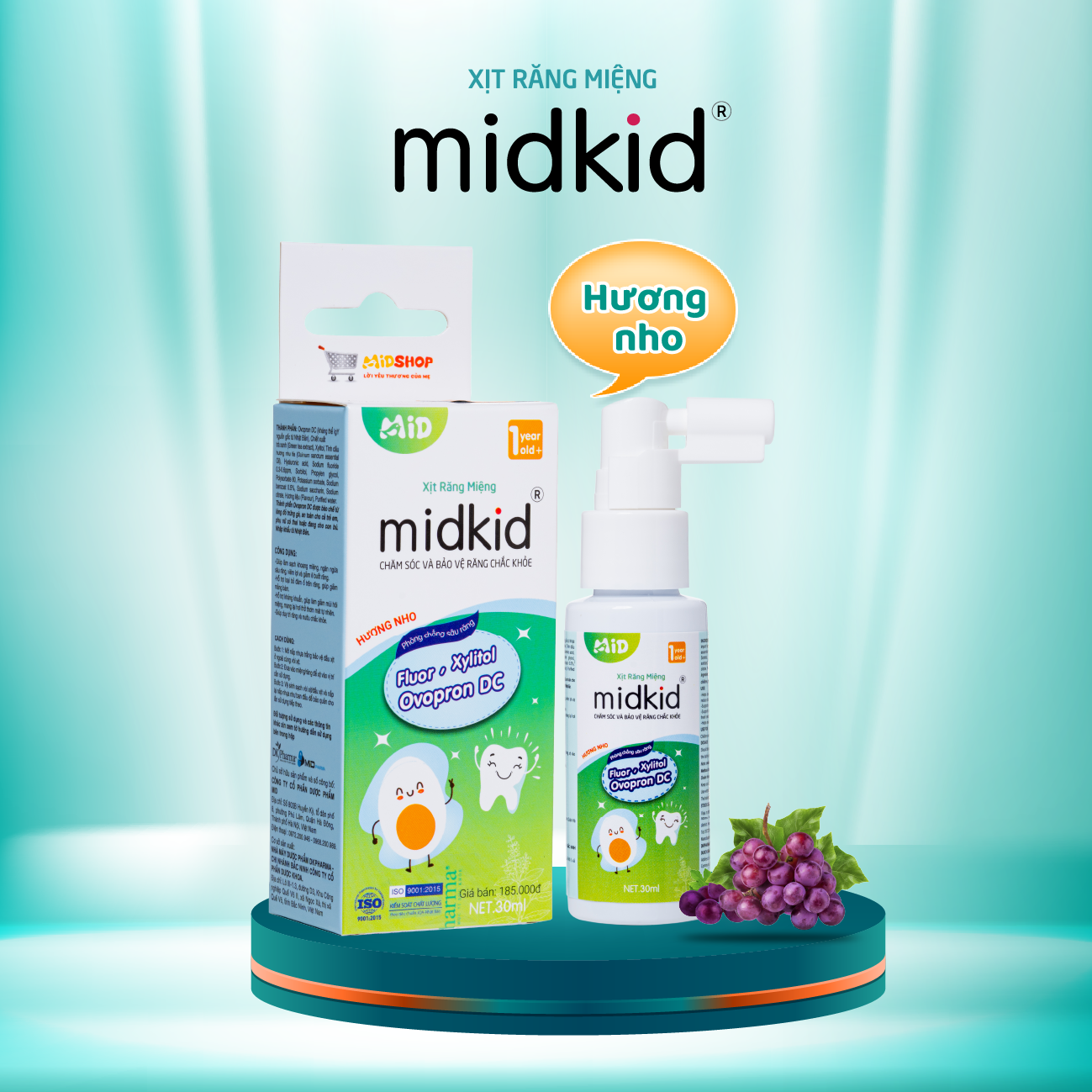 Xịt Răng Miệng Midkid 1+